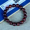 Ji Fangyuan alta densidad material viejo hoja pequeña sándalo rojo sándalo de sangre caoba cuentas pulsera de mano para hombres y mujeres rosario pulsera texto juego