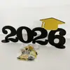 Adorno de Foto para Año Nuevo 2026, Cartel de Mano para Graduación, Accesorios de Decoración para Ceremonia de Graduación, Decoraciones Colgantes para la Clase de 2026