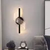 Lámpara de pared de lujo ligero, lámpara de pared de cabecera de dormitorio nórdico, iluminación ambiental LED en espiral, diseño de línea creativa, lámpara de pared de fondo para sala de estar