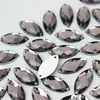 Rinestones Acrílicos Ojo de Caballo de 7*15mm Cosidos a Mano con Agujeros, Brillantes, Material para Manualidades y Accesorios de Ropa, Paquete de Materiales con Agujeros ZZ107