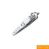 Tijeras para Uñas de Acero Inoxidable Paquete Individual Pequeñas Portátiles Recortador de Uñas de Filo Recto Llavero Regalo Promocional Logotipo Publicitario