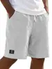 Nuevos Pantalones Cortos Casuales Transfronterizos para Hombre de Algodón y Lino 2026, Pantalones Cortos de Cinco Puntos Sueltos y Transpirables de Verano, Ropa Moderna para Hombre Estilo Americano