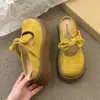 Meias-pantufas Fechadas Super Populares para Mulheres, Novidade Primavera/Verão 2026 Sandálias Preguiçosas Plataforma Solado Grosso Slip-On