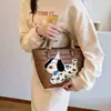 Cesta de Vegetais Trançada Dachshund, Bolsa Vintage de Rattan, Bambu, Palha, Bolsa de Bambu Pura Feita à Mão, Bolsa de Praia