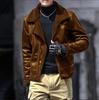 En Stock 23 Más Vendida Chaqueta Gruesa para Hombre de Ante y Piel Sintética Estilo Coreano y Japonés Abrigo de Invierno Amazon