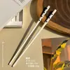 Palillos de Cerámica para Uso Doméstico, Color Macarrón, Resistentes a Altas Temperaturas, Un Palillo por Persona, Populares en Transmisiones en Vivo, Antideslizantes, Color Morandi, Alto Valor Estético