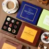 Caja de Empaque de Chocolate de Lava Hecha a Mano Caja de Regalo de Trufas Hechas a Mano Caja Absorbente de 9 Compartimentos Caja Vacía de Chocolate para el Día de San Valentín