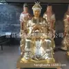 Venta al por mayor del fabricante Cobre Puro Bixia Yuanjun Daocheng Anciana de Nueve Días Diosa Negra Rey Madre Extremadamente Vieja Estatua de Cobre Tai Chi Madre Vieja sin Pasos