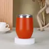 Comercio Exterior Transfronterizo Taza de Huevo Grande de 12 oz Acero Inoxidable Portátil Aislamiento Térmico Taza Fría Mini Capacidad Pequeña Copa de Vino Pequeña