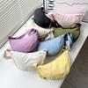 ¡Gran Capacidad! Bolso Dumpling Bolso de Mujer Bolso de Pecho Bolso de Hombro de Nailon Bolso Bandolera Bolso de Lona Bolso de Hombro Bolso de Pecho Casual