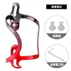 Suporte de Garrafa de Água Colorido em Liga de Alumínio JOHORSE, Suporte de Garrafa de Água para Bicicleta Leve, Galvanizado a Vácuo em Peça Única