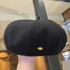 Boina de Fieltro de Lana Nueva Estilo Británico para Mujer Otoño Invierno Moda Gorra de Periodista Pintor Gorra Octagonal Cálida Adelgazante