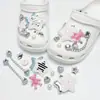 Zuecos Lindos y de Moda Estilo Ins Accesorios DIY Hebillas de Zapato Desmontables Flor de Zapato de Ballet Dibujos Animados 3D Accesorios