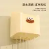 Suporte de Pasta de Dente e Pente Montado na Parede para Banheiro Doméstico, Prateleira de Armazenamento na Parede Sem Perfuração, Caixa de Armazenamento para Lâmina de Barbear na Pia