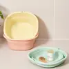 Lavabo Plegable para Dormitorio de Estudiantes Lavabo Grande para el Hogar Bebé Lavabo Pequeño Portátil Compresión Viaje Lavabo para Lavar Ropa