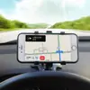Soporte Multifuncional para Teléfono en Salpicadero de Coche con Clip, Transfronterizo, 360°