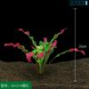 Acuario de col china, casa de peces, juego de pecera para peces de colores, simulación de flores y plantas, césped acuático, pecera para tortugas, plantas de plástico, césped paisajístico.