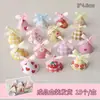 Decoração de Bolo Assado Enfeites Laço Mini Chapéu Plug-In Ins Chapéu de Aniversário Mesa de Sobremesa Copo de Papel Decoração
