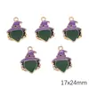 Série de Halloween Pingente Rosto de Fantasma Caveira Contas de Mão Pulseira DIY Feita à Mão Colar Acessórios de Joia Pacote de Material