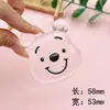Fondo Plano Transparente Cabeza de Gato Acrílico DIY Accesorios para Joyería Funda para Teléfono Móvil Parche Decorativo para Coche Pasador Material para Accesorios del Cabello