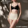 Calcinhas modeladoras de renda de cintura alta para controle da barriga para mulheres, modelagem da cintura sem costura em seda gelo, fundo respirável em seda de amoreira, calcinhas triângulo que levantam o bumbum para mulheres