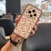 Adequado para Capa de Celular Vivo Y500 5g Versão Doméstica Anime Juventude Luxo Vermelho Moderno Divertido Cor Pura Textura