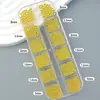 Caja de 12 Piezas para Uñas Transfronterizas Perlas de Acero Uñas Doradas Plata Oro Rosa Tamaños Mixtos Decoraciones Metálicas Estilo Lujo Ligero
