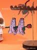 Pendientes de Halloween Transfronterizos Europeos y Americanos Cráneo Creativo Momia Elfo Telaraña Globo Ocular Pendientes de Acrílico