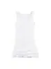 Doce Vestido Branco de Suspensório para Mulheres Verão Cintura Fina Saia Bolo Franzida Estilo Ballet Saia Evasê