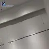 Colgadores para Ropa de Tienda, Percheros de Pared, Barras Colgantes de Acero Inoxidable, Colgadores Transparentes de Acrílico de Lujo Ligero para Ropa de Mujer