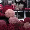 Bolas Florales, Flores Artificiales, Rosas de Boda de Alta Gama, Bolas Redondas Grandes, Arreglos Florales Semicírculo y Hemisferio de Boda Estilo Coreano, Decoraciones de Boda