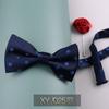 Corbata de moño para hombre al por mayor padrino novio rojo vino negro camisa formal boda estilo británico coreano lazo
