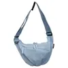 Bolsa Grande para Dumpling Feminina 2026 Nova Leve Alça Larga Transversal Nylon Lona Bolsa para o Dia a Dia Bolsa para Esportes Ciclismo
