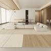 Alfombra de terciopelo impermeable Maillard para sala de estar, mesa de centro de lujo ligera y avanzada, alfombra de piso simple francesa para dormitorio