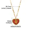 Collar colgante floral vintage estilo francés pintado al óleo para mujer, diseño de nicho, elegante cadena para clavícula de acero de titanio para mujer