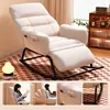 Mecedora sofá individual mecedora sillón reclinable para adultos silla de ocio para balcón lujo ligero despreocupado sofá para persona perezosa silla sofá se puede dormir