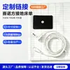 Sábana de conexión a tierra de fibra plateada blanca personalizada, 95% algodón 5% plata, antiestática, anti-moho, tejido a prueba de humedad