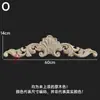 Dongyang Tallado en Madera Estilo Europeo Calcomanía Accesorios para Muebles Flores para Puertas de Madera Tallado Fino Calcomanías para Puertas de Gabinete Flores para Cabeceras Calcomanías de Madera Maciza Decoración