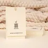 Etiquetas Personalizadas para Lojas de Roupas, Etiquetas, Logos, Etiquetas de Alta Qualidade em Papel Especial Off-White, Etiquetas para Roupas Femininas