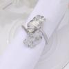 Anillo para servilleta de hoja de ginkgo nuevo europeo y americano anillo para servilleta vintage de corte al por mayor de fábrica
