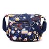 2026 Nova Bolsa de Tecido de Nylon Bolsa Transversal Feminina Estampada Casual Pequena Bolsa de Ombro Único Transversal Bolsa para Mãe de Meia-Idade e Idosa