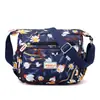Bolsa de Tecido de Nylon Leve Repelente à Água Bolsa de Compras da Moda Bolsa de Ombro Feminina da Moda Bolsa Transversal Casual Estampada