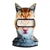 Máscara de protección solar para exteriores con estampado de animales 3D, máscara divertida para deportes y ciclismo, protección para cara y cuello, cubrecabezas a prueba de polvo y bloqueador solar