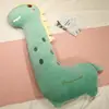 Almohada Larga de Dinosaurio Unicornio Linda para Niñas para Dormir en la Cama con las Piernas Dobladas Juguete de Peluche Muñeca de Tela Desmontable y Lavable