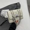 Bolsos de Alta Gama para Mujer 2026 Verano Nueva Moda Versátil Acolchado Cuadrado Pequeño Bolso Casual con Cadena al Hombro Cruzado