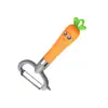 Pelador en Forma de Zanahoria para Cocina Casera, Pelador Multifuncional de Frutas y Patatas, Pelador Lindo y Creativo