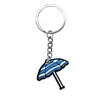 Chaveiros de Verão para Praia Série Transfronteiriça Acessórios Chaveiro de Borracha Macia PVC Desenho Animado Pingente de Bolsa Pingente Atacado