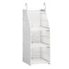 Organizador de Ropa para Armario, Estante Colgante de Almacenamiento, Solución de Almacenamiento Plegable, No Requiere Instalación, Ahorra Espacio, Gran Capacidad
