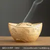Nuevo Quemador de Incienso de Aleación de Cobre Estilo Chino, Pequeño Quemador de Incienso Nube Auspiciosa, Quemador Colgante de Grulla, Adorno Creativo para Uso Doméstico, Quemador de Incienso, Quemador de Sándalo