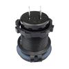 Cargador de Coche y Motocicleta Modificado Qc3.0 Carga Rápida con Tapa Antipolvo Cargador de Coche de Doble Salida Doble USB Carga Rápida con Abertura